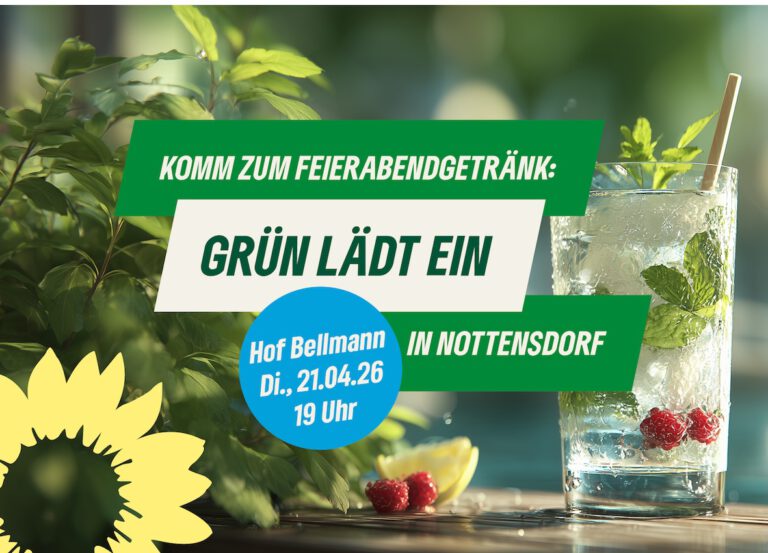 Grün lädt ein – Feierabendgespräch in Nottensdorf
